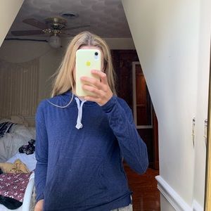 a cropped sweatshirt